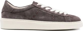 Eleventy Sneakers stringate in pelle scamosciata - Viola
