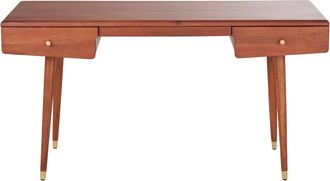 Maisons du monde Escritorio de 2 cajones de madera de acacia