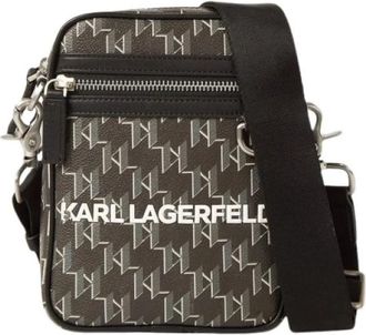 Karl Lagerfeld Tassen > Crossbody Tassen - Heren - Schoudertassen - Zwart - ONE Size - Tassen