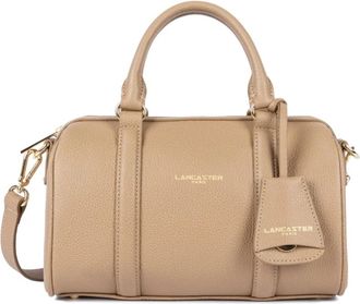 Lancaster Sac polochon Zipp&eacute; M Milano Ana - Dames - Handtassen - Beige - ONE Size - Leer - Tassen