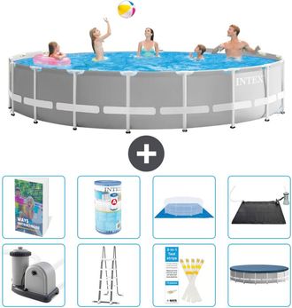 Intex Piscina Prism Frame Redonda - 549x122 Cm - 9-piezas S619