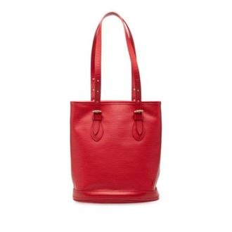 Louis Vuitton Pre-owned Bucket Bags, female, Red, Size: ONE SIZE Pre-owned Vintage Bucket Bag