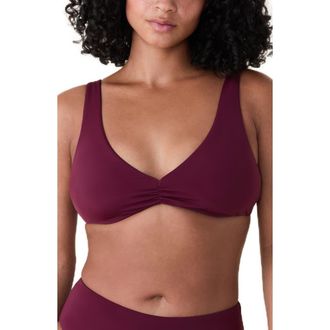 Andie Swim Sicily Bikini Top in Brandy at Nordstrom, Size X-Small