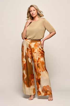 Mart Visser Corby Print Broek Oranje / Multi Maxi