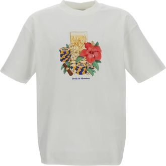 Dr&ocirc;le de Monsieur T-Shirts - Heren - T-shirts - Wit - M - Tops