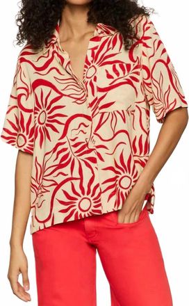 Sanctuary Relaxed Vacation Shirt In Sunny Riviera
