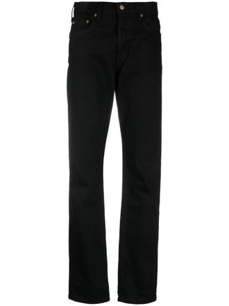 B Sides Brit straight-leg jeans - women - Cotton - 24 - BLACK RINSE