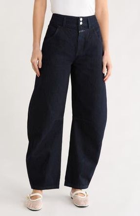Closed Ridge-X Barrel Leg Jeans in Dark Blue at Nordstrom Rack, Size 26