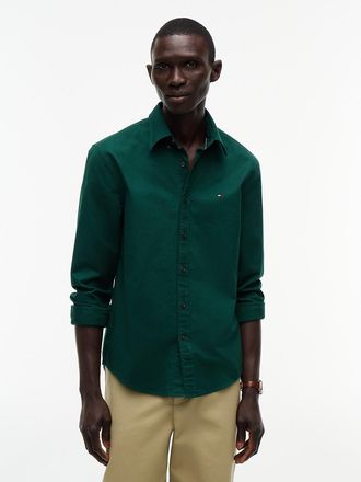 Tommy Hilfiger Mens Regular Fit Oxford Shirt - Ornamental Green - XL