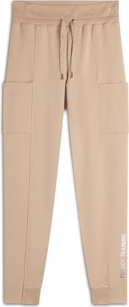 Freddy Pantalone donna in felpa con vita alta e tasche laterali