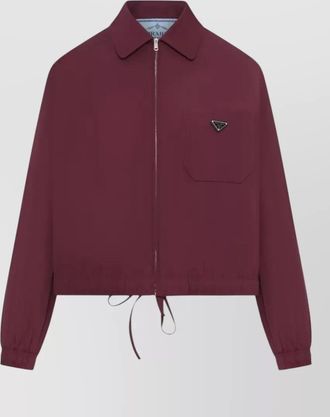 Prada cropped zip jacket