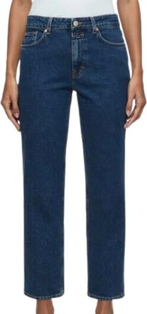 Closed Womens Milo Straight Jean In Dark Blue