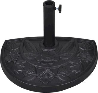 vidaXL Resin Half Round Parasol Base, 40820