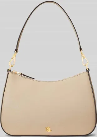 Lauren Ralph Lauren Umh&auml;ngetasche aus echtem Leder Modell Danni in Sand, Gr&ouml;&szlig;e 1