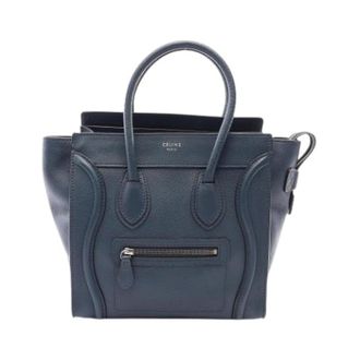Celine Pre-owned Vintage Tote Bag - Dames - Pre-owned - Blauw - Maat: ONE Size Leer