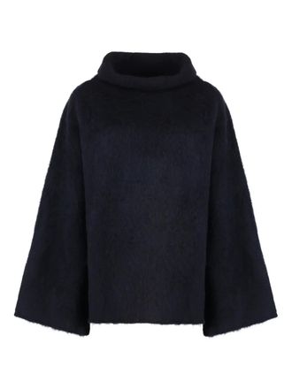 Malo wool-blend jumper - Black