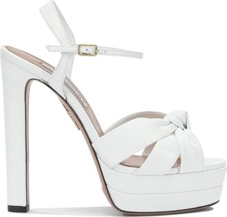 Aquazzura Sandali Con Tacco Nina Plateau 130 Mm di Aquazzura