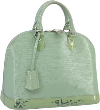 Louis Vuitton Pre-owned Handbags, female, Green, Size: ONE SIZE Pre-owned Alma Handbag