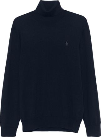 Ralph Lauren Navy Blue Roll-neck Sweater