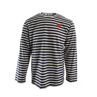 Comme Des Gar&ccedil;ons Long Sleeve Tops, male, Blue, Size: 2XL Az-T010 Sweater