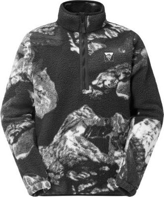 Picture Kimag Printed 1/4 Fleece Fleecepullover f&uuml;r Herren | grau