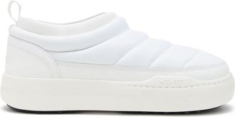 Moon Boot Park logo-print sneakers - unisex - Other fibres - 36 - White