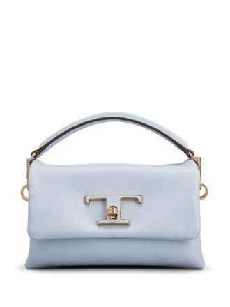 Tod's Borsa a tracolla con placca logo - Blu