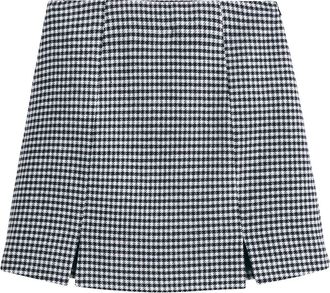 La Redoute Collections Korte rok, met pied-de-poule ruiten