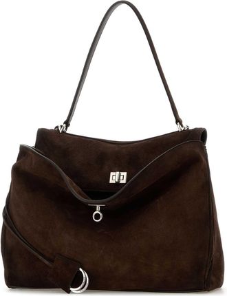 Balenciaga Womens Rodeo Shoulder Bag Brown Domesticated Calf