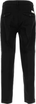 Nine In The Morning Stretch Cotton Blend Trousers - Black