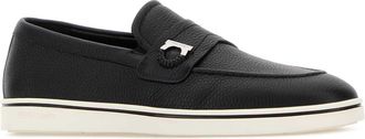 Ferragamo Mens Tancredi Loafer Black Calf