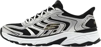 Skechers Stamina Silver Black 233150-SLBK