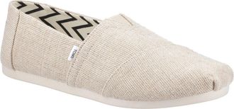 Toms Alpargata Jute Heren Espadrilles Naturel Ongeverfd