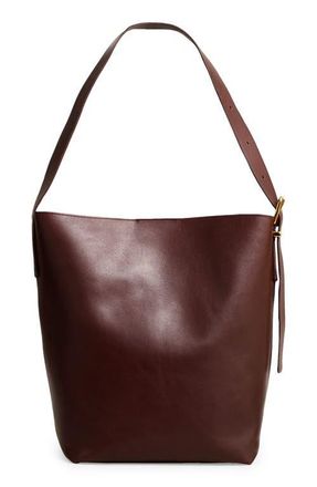 Madewell The Essential Bucket Tote in Chocolate Raisin at Nordstrom