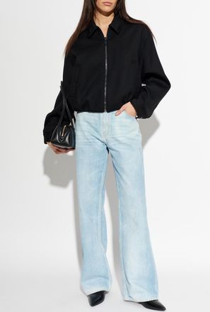 Michael Michael Kors Jacket With Pockets, Womens, Black