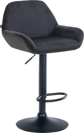 Clp Taburete De Cocina Braga En Terciopelo Negro Negro
