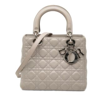 Dior Pre-owned Dior Medium Lambskin Cannage Lady Dior Ladies WO5UXZL3ABC42QL4