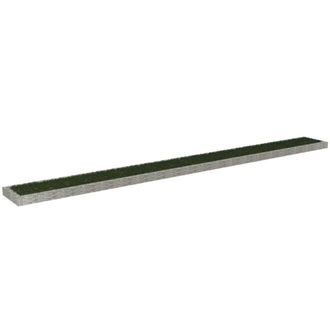 Berkfield Home Gabion Raised Bed Galvanised Steel 1000x100x20 cm in Silver | Size: 1000 x 100 x 20 cm