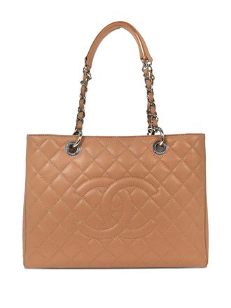 Chanel 2013 Medallion kaviaar leren shopper - Beige