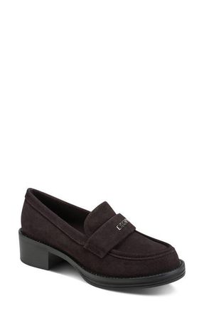 DKNY Civelli Platform Loafer in Brown at Nordstrom, Size 6.5