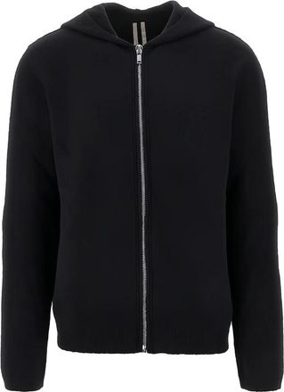 Rick Owens Lido Zip-up Knitted Hoodie