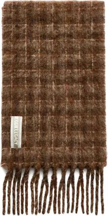 Our Legacy Klassieke Wollen Sjaal - Heren - Wintersjaals - Bruin - ONE Size - Wol - Accessoires