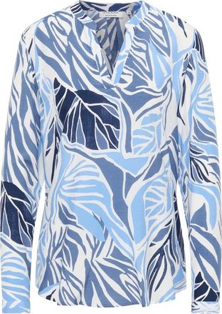Eterna Dames, Blouses & Shirts, Blauw, Maat: M Viscose