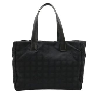 Chanel Pre-owned Tote Bags, female, Black, Size: ONE SIZE Pre-owned New Travel Line Nylon Tote Bag