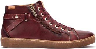 Pikolinos Lanzarote Sneaker - Dames - Sneakers - Rood - 38 EU - Leer - Schoenen