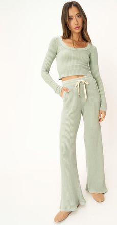 Bloomingdale's Louise Washed Sweater Rib Pant