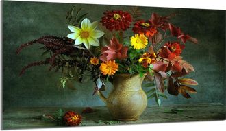 OEM Protector De Cristal Para Encimera De Cocina 90x52 Flores