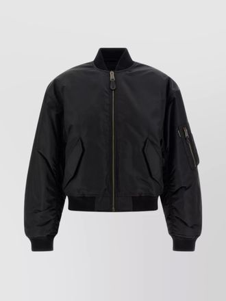 Balenciaga padded bomber jacket side pockets