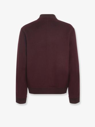 Amaranto Wool and Cashmere Jacket - Purple