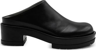SAPIO N18 leather mules - women - Leather - 38 - Black